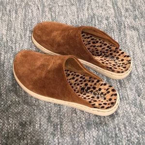 COPY - Born Size 7 Brown Flat Mules Shoes